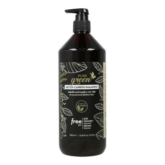 Champú Pure Green Detox Carbon (1000 ml) Champú Pure Green Detox Carbon (1000 ml)