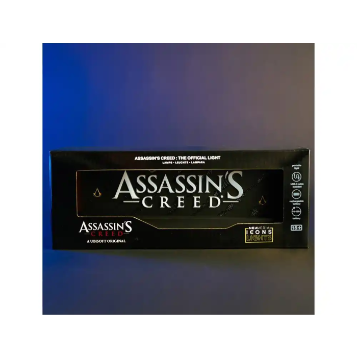 Wondee Lámpara Assassin's Creed Gaming 5W de Capuchón 7