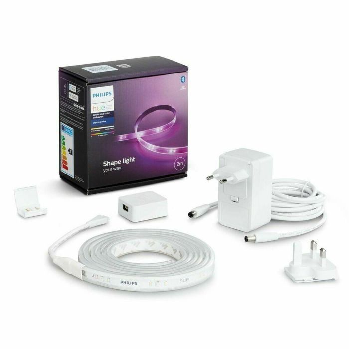 Philips Hue PHI8718699703424 Tira de Luz LED Inteligente para Interior Ambiente Blanco y Color 2m Bluetooth 0 Philips Hue PHI8718699703424 Tira de Luz LED Inteligente para Interior Ambiente Blanco y Color 2m Bluetooth 0