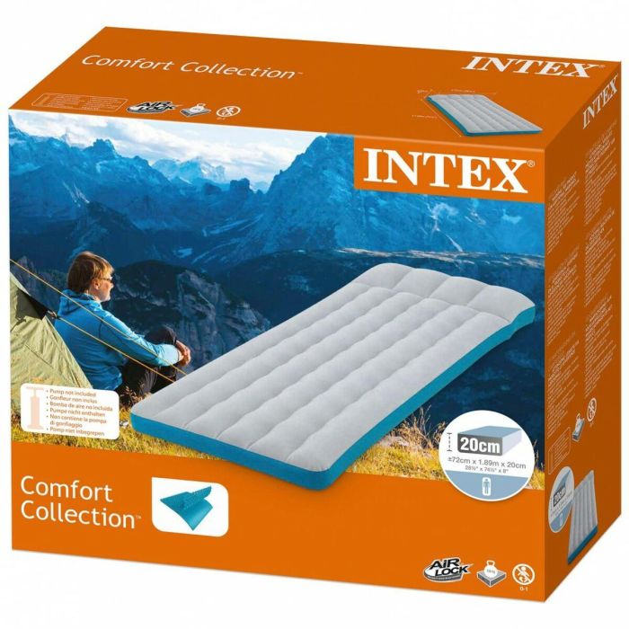 Colchón Hinchable Intex 72 x 20 x 189 cm (6 Unidades) 2