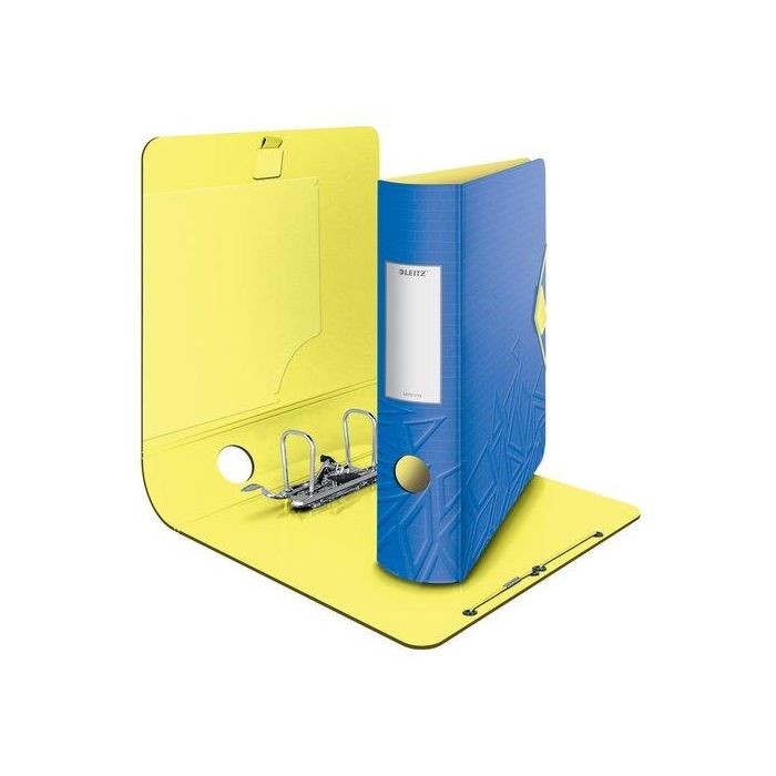 Archivador Palanca Leitz Urban Chic A4 180º 82Mm Azul 5 unidades