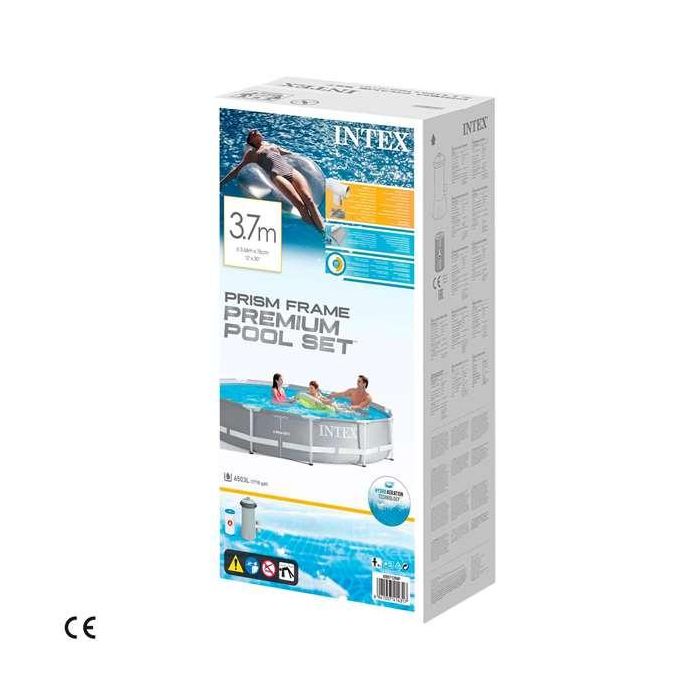 Piscina redonda desmontable prism frame con depuradora (capacidad 6503 litros) (+ 6 años) 366x76 cm 6 Piscina redonda desmontable prism frame con depuradora (capacidad 6503 litros) (+ 6 años) 366x76 cm 6