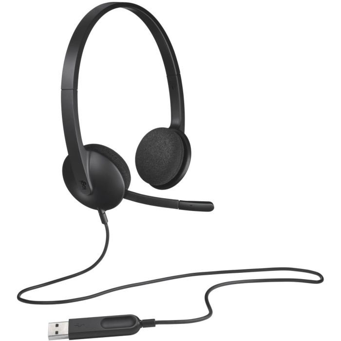 LOGITECH AURICULARES CON MICROFONO HEADSET H340 USB 4 LOGITECH AURICULARES CON MICROFONO HEADSET H340 USB 4
