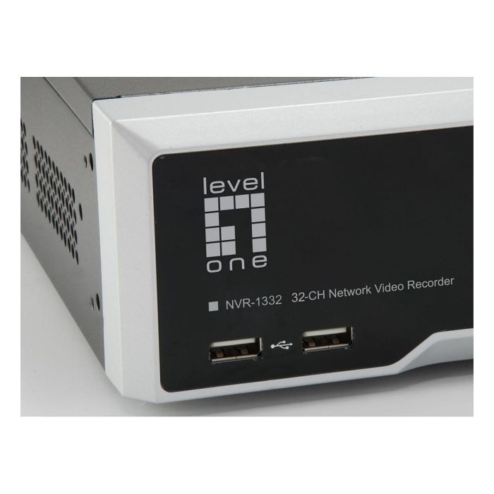 Level One NVR-1332 Grabador de Vídeo en Red de 32 Canales H.265 con Resolución de 3840 x 2160 Pixeles 1