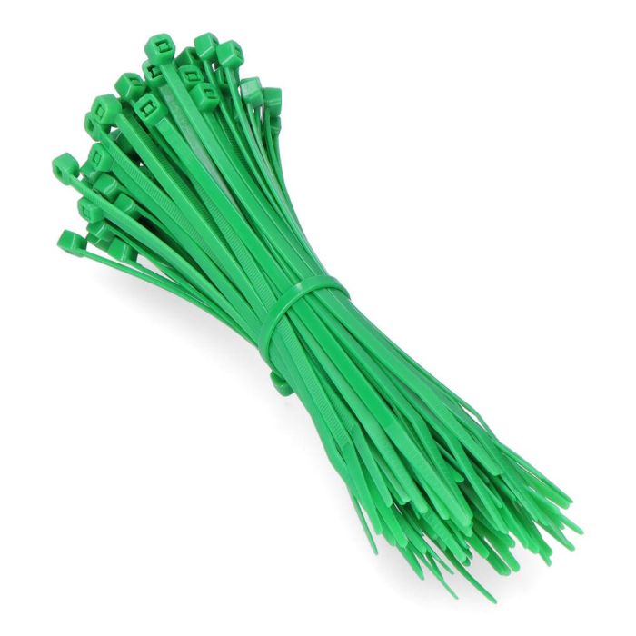 Edm Bridas de Nylon Verde 3,5 x 150 mm, Alta Calidad, Resistencia -40°C~85°C, Bolsa 100 Unidades 0 Edm Bridas de Nylon Verde 3,5 x 150 mm, Alta Calidad, Resistencia -40°C~85°C, Bolsa 100 Unidades 0