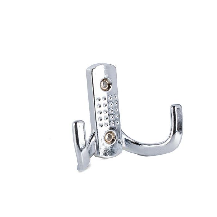 TRENTADUE Dobra Percha Colgador Doble Brazo Acabado Cromo