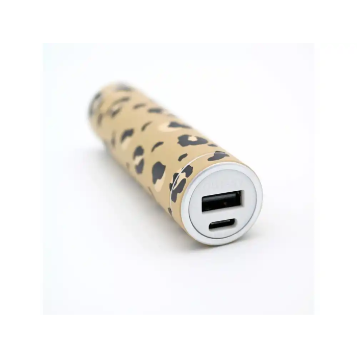 Wondee Batería Externa 5.000 mAh Leopardos Diseño Compacto Estilizado 1