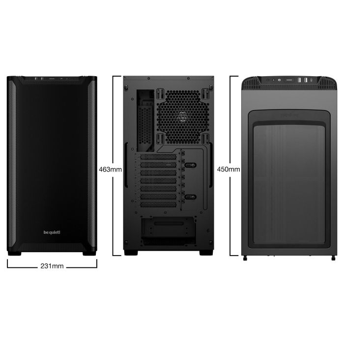 be quiet! PURE BASE 501 Negra Midi Tower PC Negro 2 be quiet! PURE BASE 501 Negra Midi Tower PC Negro 2