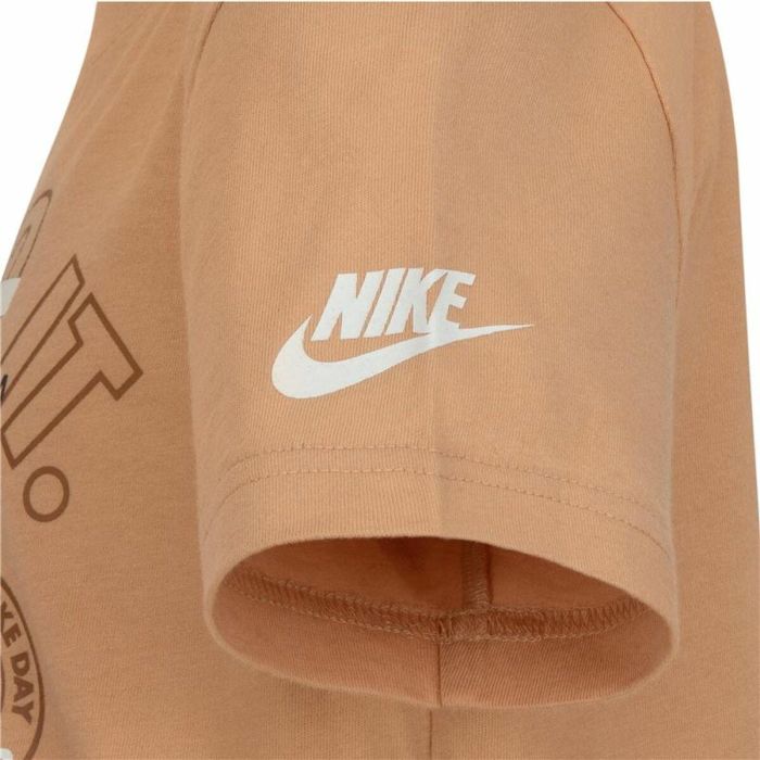 Camiseta de Manga Corta Niño Nike Retro Ss Beige 46 3