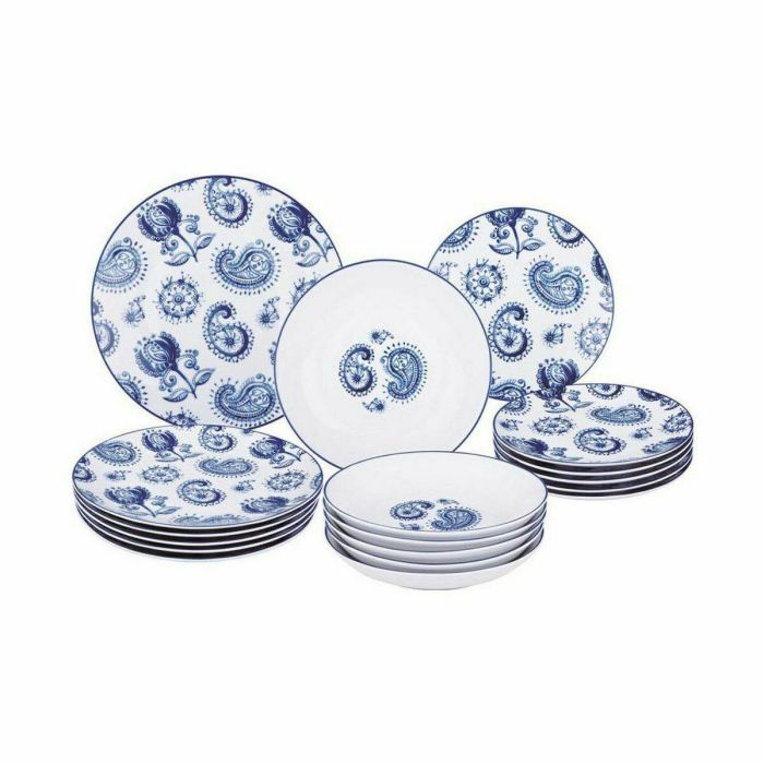 Vajilla Santa Clara Noia 18 Piezas Porcelana Redonda (2 Unidades) 2 Vajilla Santa Clara Noia 18 Piezas Porcelana Redonda (2 Unidades) 2
