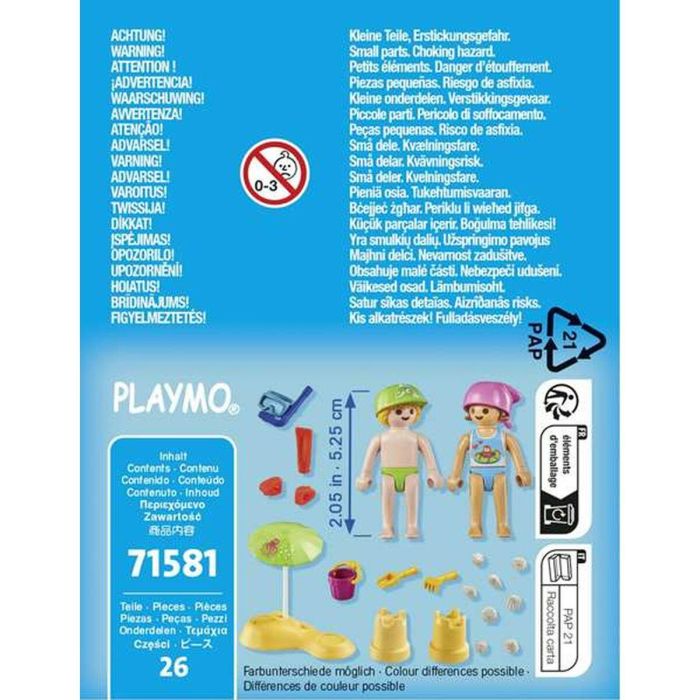 Figura niños con castillo de arena playmobil special plus 4 Figura niños con castillo de arena playmobil special plus 4