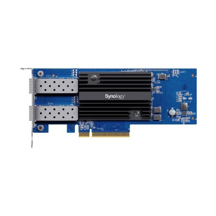 Synology E10G30-F2 Tarjeta de Red Doble Puerto 10Gbps SFP+ PCI Express 3.0 x8 para Sistemas Synology Synology E10G30-F2 Tarjeta de Red Doble Puerto 10Gbps SFP+ PCI Express 3.0 x8 para Sistemas Synology