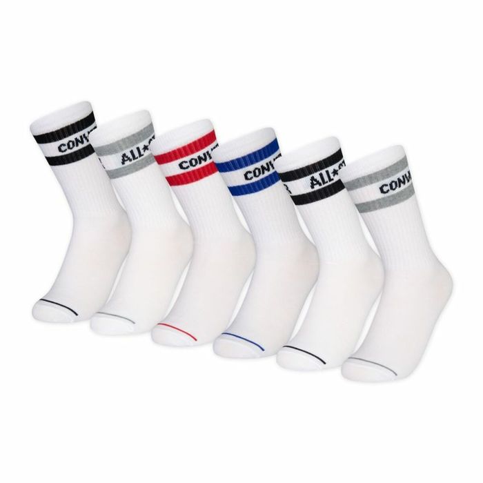 Calcetines Converse Wordmark Crew Blanco (5-7 Años) 6 Calcetines Converse Wordmark Crew Blanco (5-7 Años) 6
