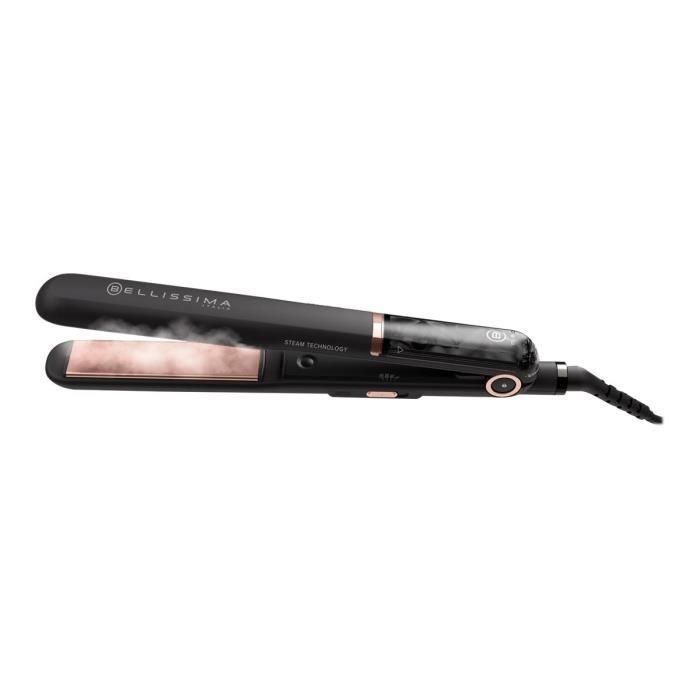 Plancha de vapor - Bellissima - My Pro Steam B28 100 - Plancha de protección y brillo - 3 temperaturas - Todo tipo de cabello 2 Plancha de vapor - Bellissima - My Pro Steam B28 100 - Plancha de protección y brillo - 3 temperaturas - Todo tipo de cabello 2