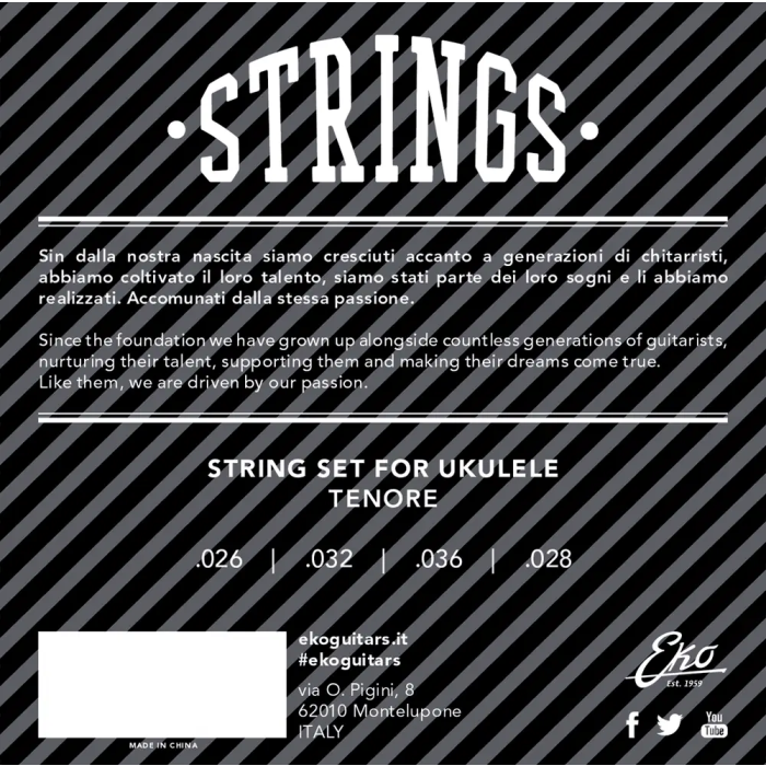 EKO Ukelele Tenor Tamaño Medium 1