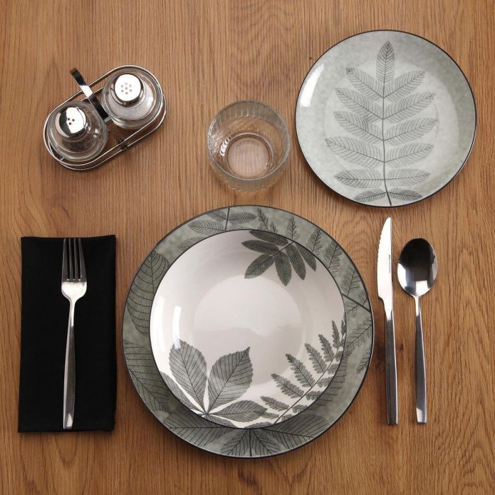 Vajilla Versa Aylen Gris Porcelana 18 Piezas 2 Vajilla Versa Aylen Gris Porcelana 18 Piezas 2