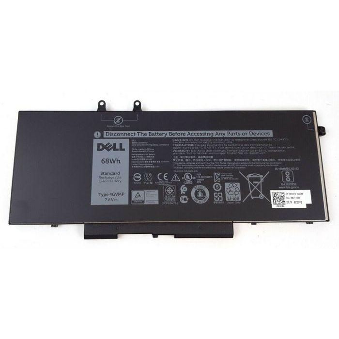 Dell Battery, 68WHR, 4 Cell, Lithium Ion Dell Battery, 68WHR, 4 Cell, Lithium Ion