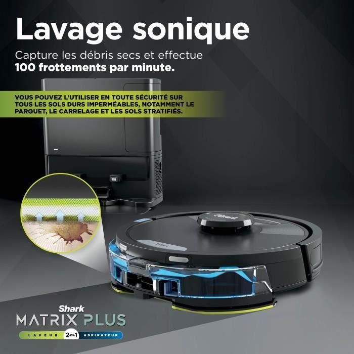 Shark Matrix Plus RV2620WAEU - Robot aspirador y fregador 2 en 1 con vaciado automático - Limpia esquinas y ángulos - Cobertura óptima 4 Shark Matrix Plus RV2620WAEU - Robot aspirador y fregador 2 en 1 con vaciado automático - Limpia esquinas y ángulos - Cobertura óptima 4