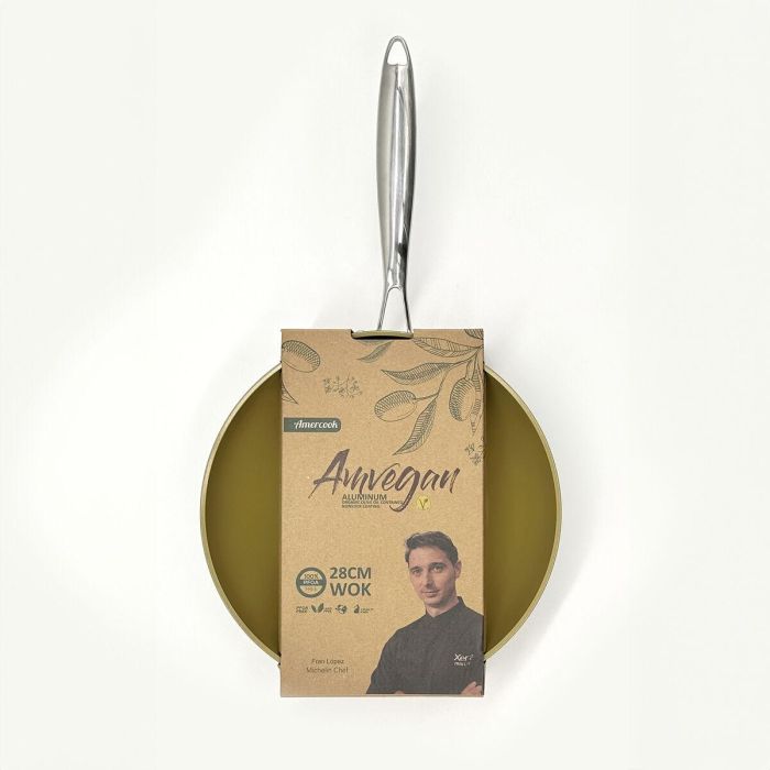 Sartén Wok Amercook AMVegan By Fran López Ø 28 cm 1