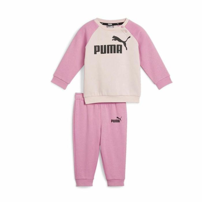 Chándal Infantil Puma Minicats Ess Raglan Jogger Fl Rosa 0 Chándal Infantil Puma Minicats Ess Raglan Jogger Fl Rosa 0
