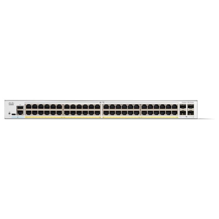 Cisco CATALYST C1200-48P-4X 48-Port Gigabit Ethernet PoE Switch Gestionado L2/L3 1 Cisco CATALYST C1200-48P-4X 48-Port Gigabit Ethernet PoE Switch Gestionado L2/L3 1