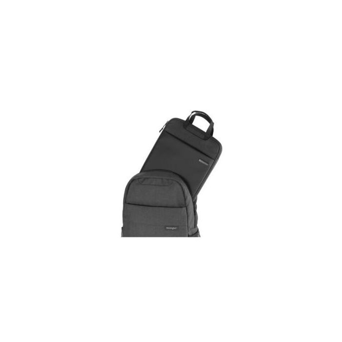 Kensington Funda ECO-FRIENDLY 14" Negro K60103WW para portátil, reciclada, con bolsillos y correa ajustable 7 Kensington Funda ECO-FRIENDLY 14" Negro K60103WW para portátil, reciclada, con bolsillos y correa ajustable 7