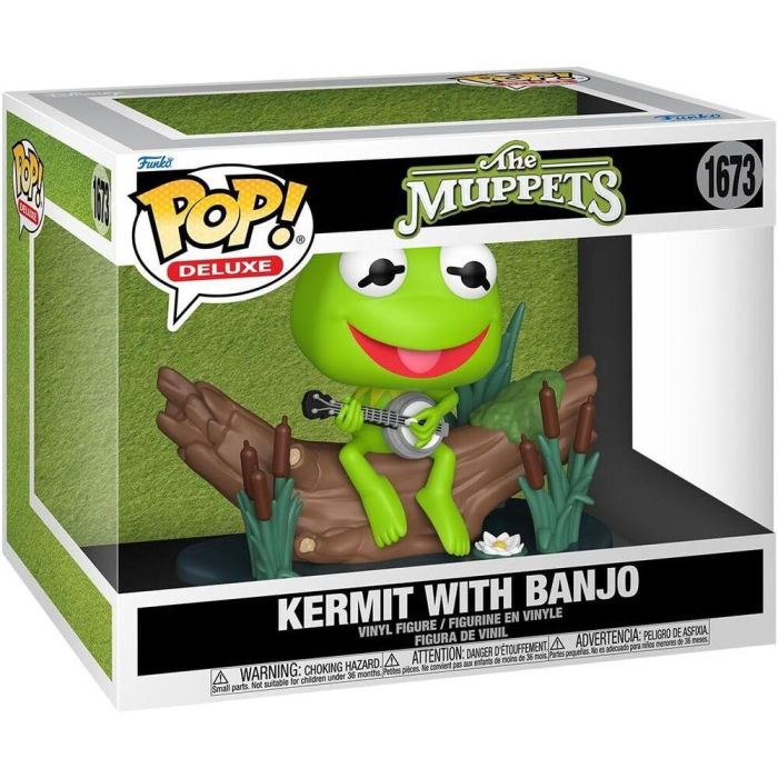 Figura POP Deluxe Los Teleñecos Kermit with Banjo 1