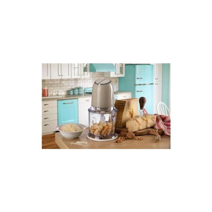 Ariete 438/03 Picadora Vintage Beige de 400W con 4 Cuchillas de Acero Inoxidable para Cocina de Estilo Retro 9