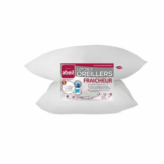 Abeil Juego de 2 almohadas Aerelle Cool Night 60x60 cm Blanco 0 Abeil Juego de 2 almohadas Aerelle Cool Night 60x60 cm Blanco 0