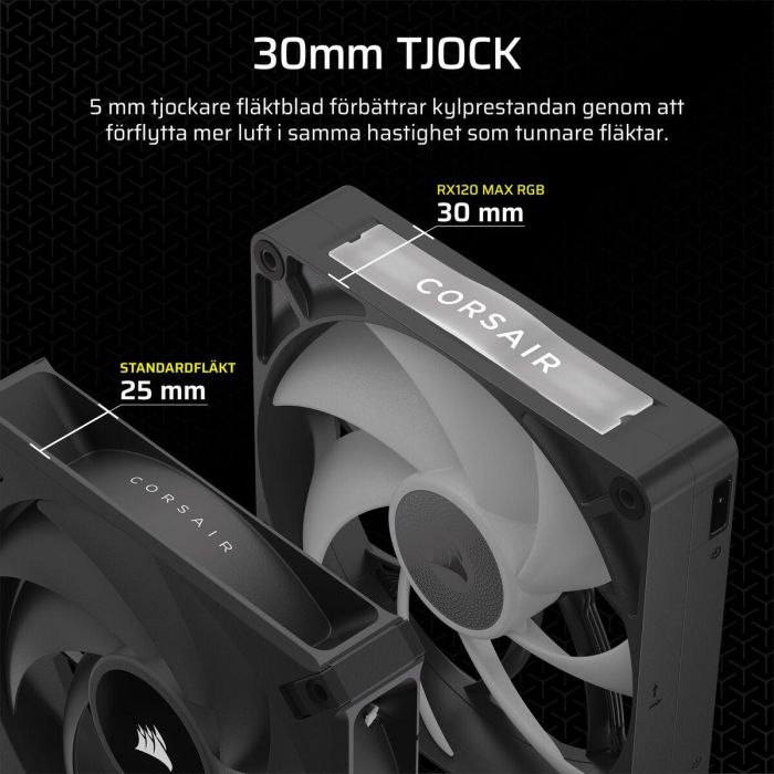 Corsair CO-9051034-WW Kit de inicio de triple ventilador iCUE LINK RX120 RGB Max para Refrigeración de PC 11