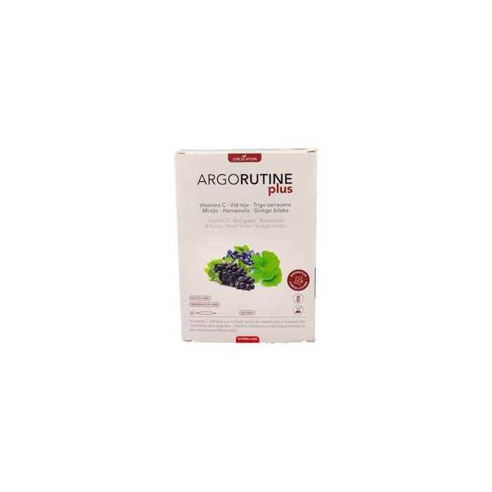 Bipole Argorutine Plus 20 Ampollas con Trigo Sarraceno, Vid Roja y Mirtilo para Vasos Sanguíneos