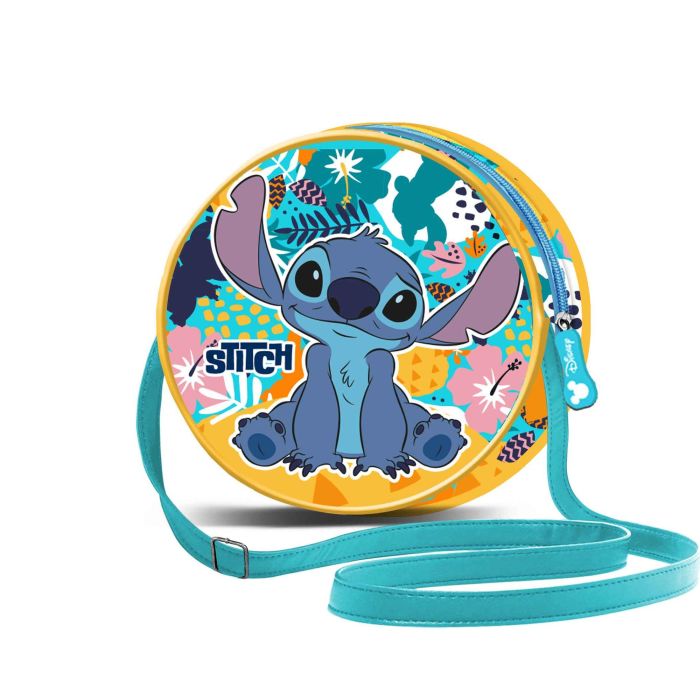 Bolso Redondo Colors Disney Lilo y Stitch Turquesa