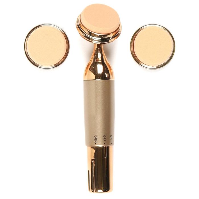 Cosmetic Club Esponja Maquillaje Con Vibración Para Mejor Aplicación Y Distribución De Producto Cosmético Incluye 2 Cabezales De Recambio 1