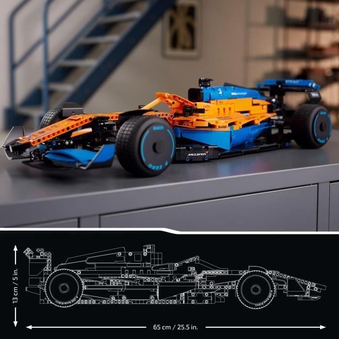 LEGO 42141 Technic The McLaren Formula 1 2022 Race Car, modelo a escala F1, kit de construcción, kit de modelo para adultos 2 LEGO 42141 Technic The McLaren Formula 1 2022 Race Car, modelo a escala F1, kit de construcción, kit de modelo para adultos 2