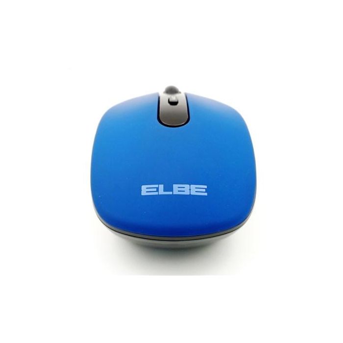 Elbe Ratón Inalámbrico RT-110 Azul con Batería Recargable, 800-1600 DPI, Plug & Play 2
