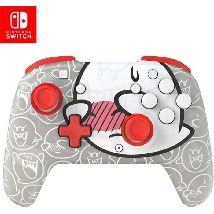 Mando inalámbrico para Nintendo Switch - PDP - Rematch Glow Boo-Hoo 1 Mando inalámbrico para Nintendo Switch - PDP - Rematch Glow Boo-Hoo 1