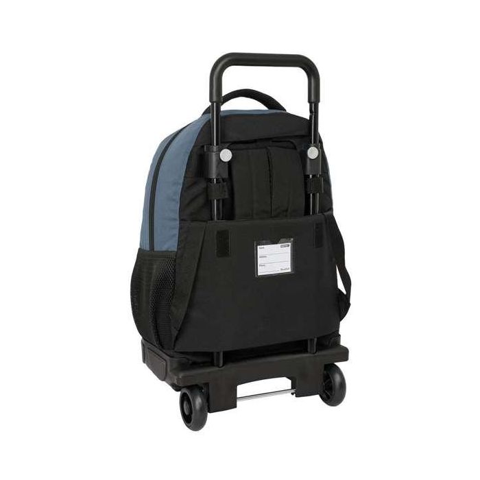 Mochila Safta Grande Con Ruedas Compact Extraible Reciclado Blackfit8 California 450x330x220 mm 1 Mochila Safta Grande Con Ruedas Compact Extraible Reciclado Blackfit8 California 450x330x220 mm 1