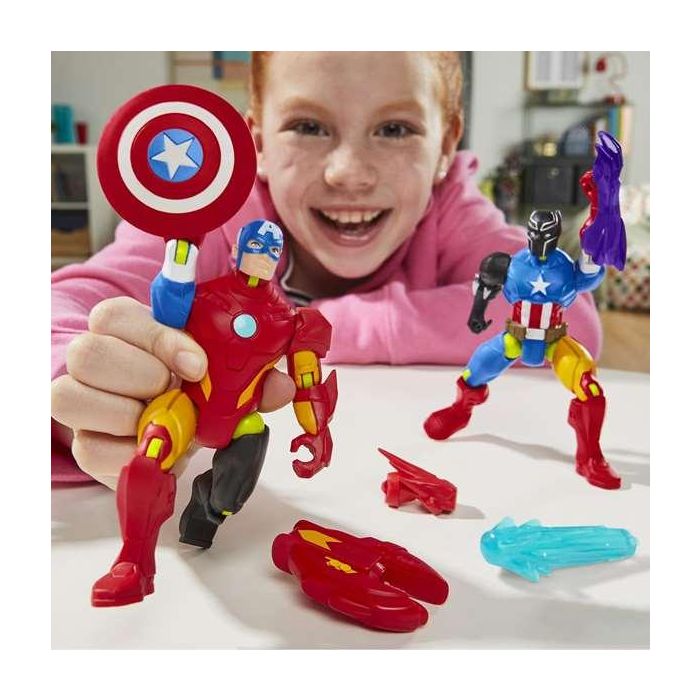 Figura Avengers Mixmashers Black Panther F9268 Hasbro 11 Figura Avengers Mixmashers Black Panther F9268 Hasbro 11