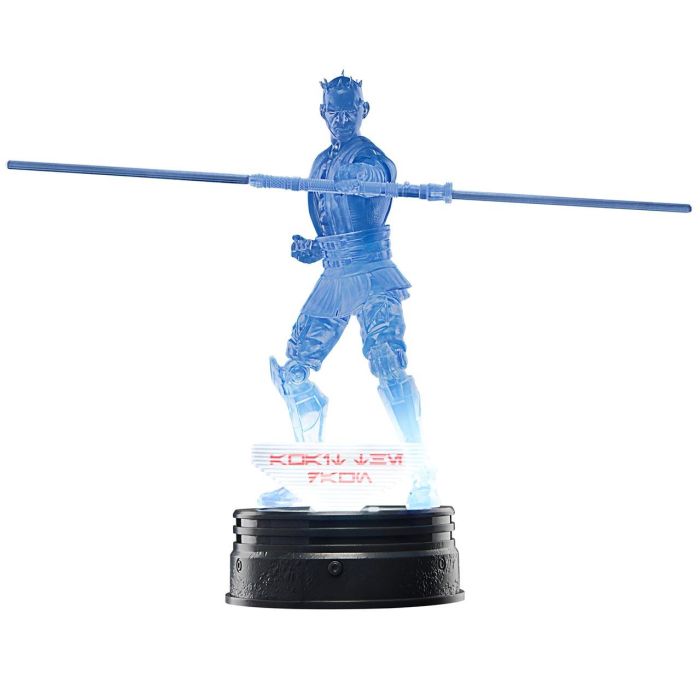 Hasbro G0276 Figura Star Wars The Black Series Holocomm Collection Darth Maul 15 cm Articulada con Discos Holográficos Luminosos 2 Hasbro G0276 Figura Star Wars The Black Series Holocomm Collection Darth Maul 15 cm Articulada con Discos Holográficos Luminosos 2