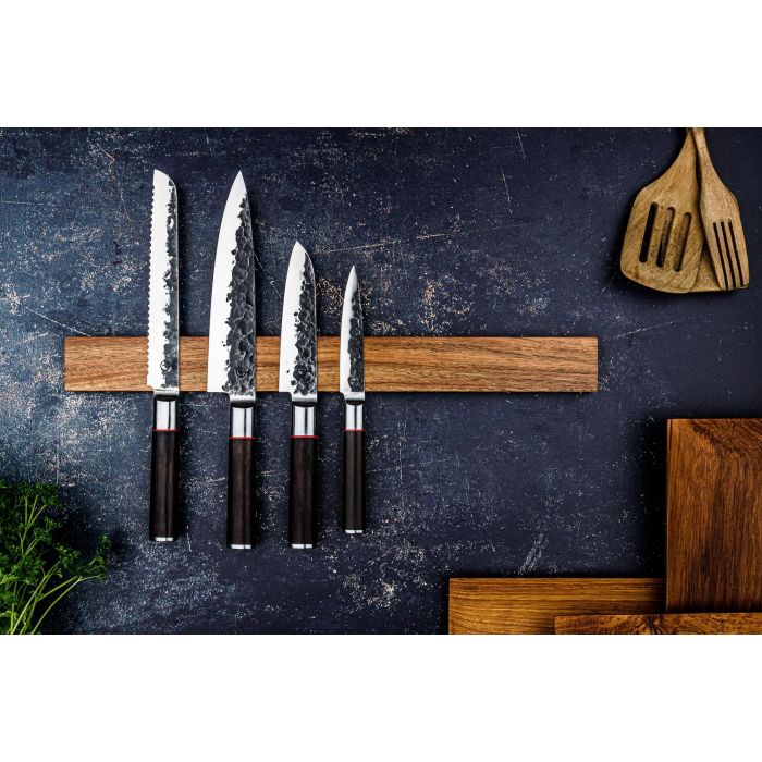 Forged FOR8720039623552 Cuchillo de Cocina Forjado de Acero Japonés 440C con Mango de Madera de Dalbergia L 12,5 cm