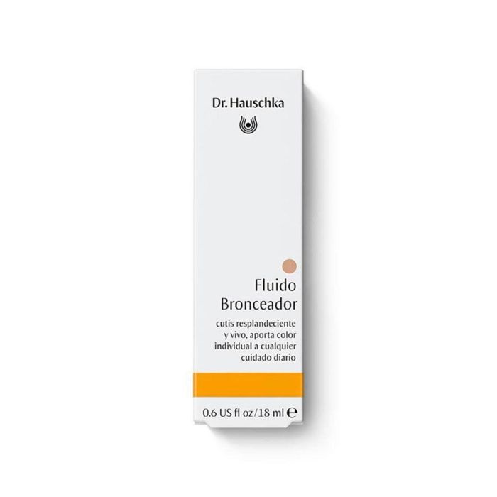 Dr. Hauschka Fluido Bronceador Translúcido 18 ml con Acabado Radiante para Todo Tipo de Piel