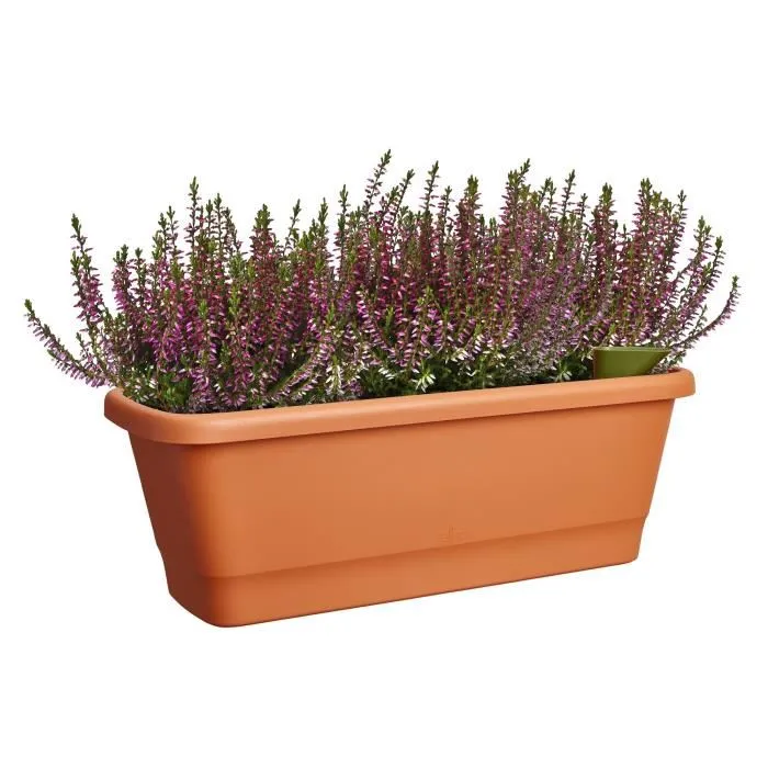 Elho ELH8711904527556 Balconiere M - Marrón - Balcón exterior - 100% reciclado - L 52 x B 20 x H 18 cm 2