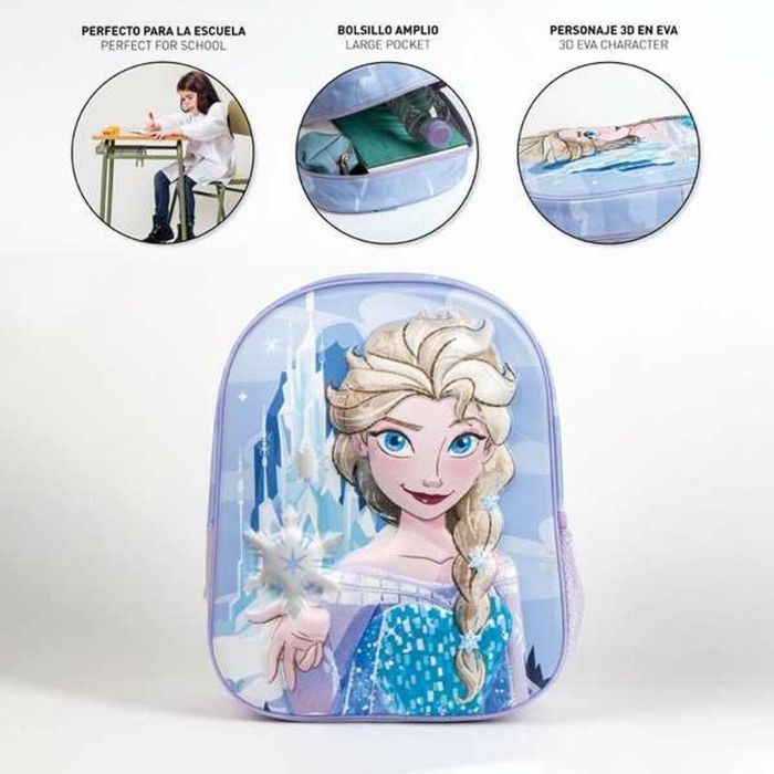 Mochila infantil 3D frozen 25.0 x 31.0 x 10.0 cm 2 Mochila infantil 3D frozen 25.0 x 31.0 x 10.0 cm 2