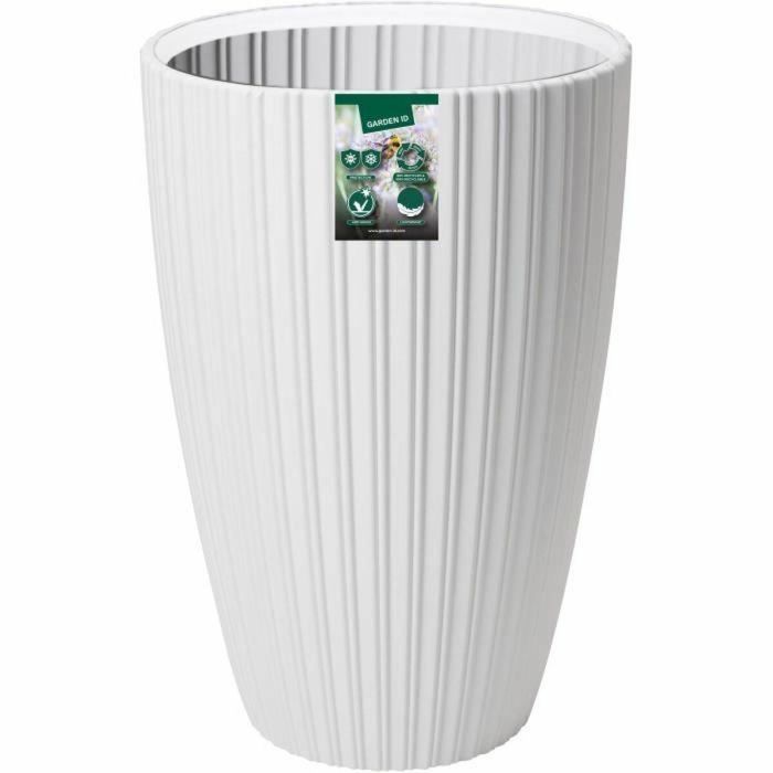 Maceta Garden ID Fancy Blanco Polietileno 40 x 58 cm 2 Maceta Garden ID Fancy Blanco Polietileno 40 x 58 cm 2