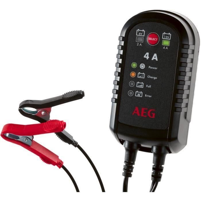 Cargador de baterías - AEG - 5183 - 4000 mA - Hasta 75 Ah - 230V 1 Cargador de baterías - AEG - 5183 - 4000 mA - Hasta 75 Ah - 230V 1