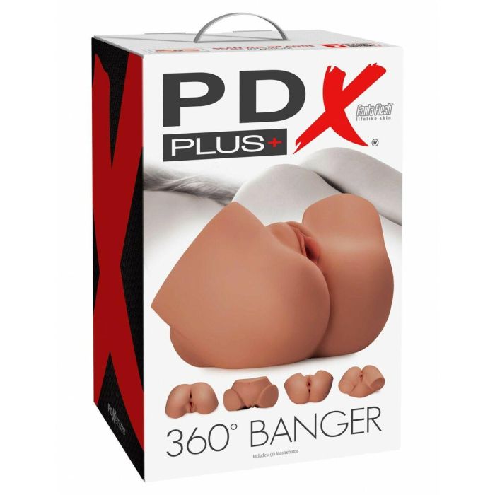 Masturbador Masculino Pipedream PDX PLUS 360° BANGER Marrón 6