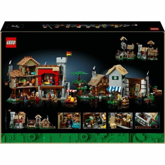 Lego 10332 Plaza de la Ciudad Medieval Icons - Set de Construcción para Adultos 1