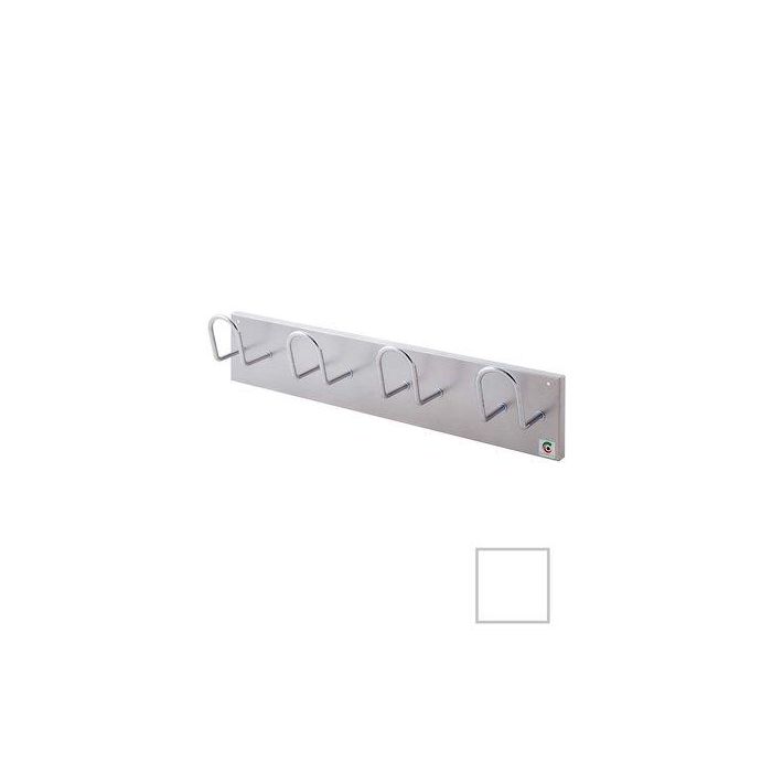 Perchero Pared Clindro H-14 4 Colgadores Blanco