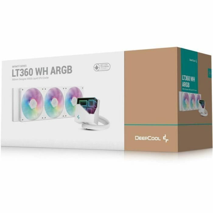 Deepcool LT360 Kit Refrigeración Líquida AIO ARGB 3 Ventiladores 360mm Blanco Compatible Multi-Socket Intel/AMD 4