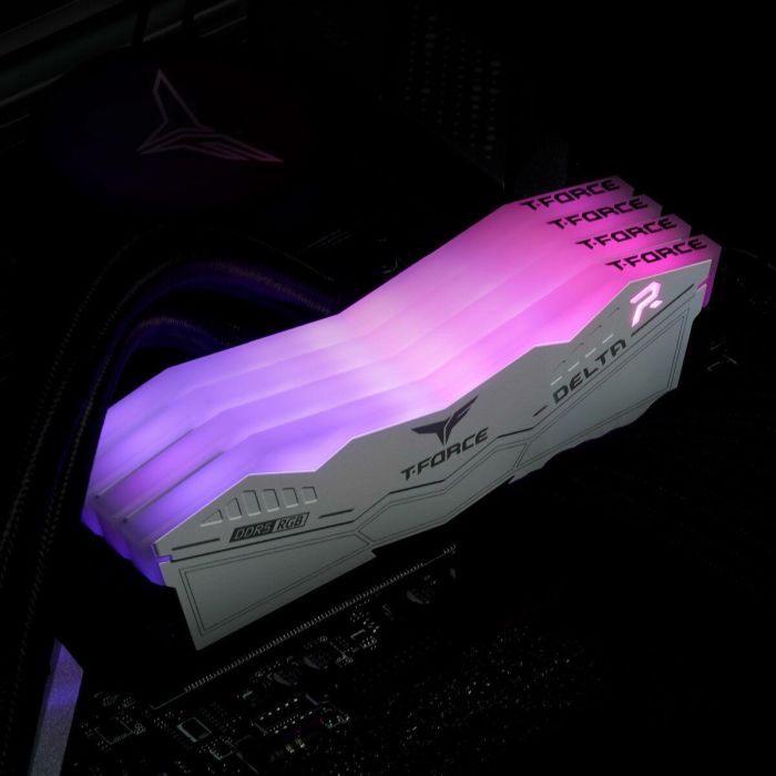 Team Group T-FORCE DELTA RGB FF4D564G6000HC38GDC01 módulo de memoria 64 GB 2 x 32 GB DDR5 6000 MHz 8 Team Group T-FORCE DELTA RGB FF4D564G6000HC38GDC01 módulo de memoria 64 GB 2 x 32 GB DDR5 6000 MHz 8